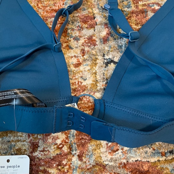 Free People Oh Scuba Bralette Midnight Cowboy XS - Picture 8 of 8